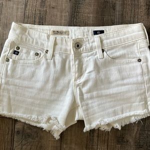 AG The Mary Jane white cut off SHORTS 25